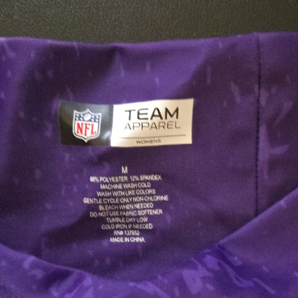 NFL Team Apparel Women's Purple Pants